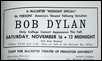 bob dylan poster