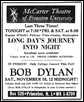 bob dylan poster