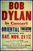 bob dylan poster