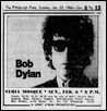 bob dylan poster