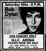 bob dylan poster