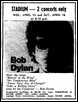 bob dylan poster