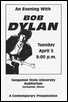 bob dylan poster