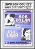 bob dylan poster