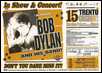 bob dylan poster