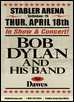 bob dylan poster