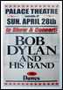 bob dylan poster