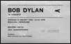 bob dylan ticket