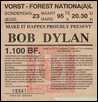 bob dylan ticket