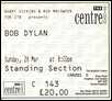 bob dylan ticket