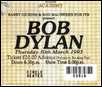 bob dylan ticket