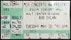 bob dylan ticket