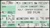 bob dylan ticket