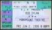 bob dylan ticket