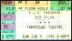 bob dylan ticket