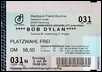 bob dylan ticket