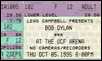 bob dylan ticket