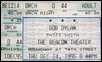 bob dylan ticket