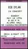 bob dylan ticket