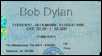 bob dylan ticket