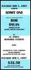 bob dylan ticket