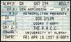 bob dylan ticket