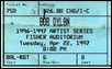 bob dylan ticket