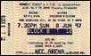 bob dylan ticket