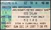 bob dylan ticket