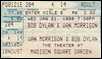 bob dylan ticket