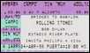 bob dylan ticket