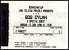 bob dylan ticket