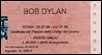 bob dylan ticket