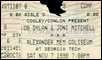 bob dylan ticket