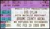 bob dylan ticket