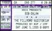 bob dylan ticket