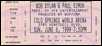 bob dylan ticket