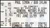 bob dylan ticket