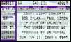 bob dylan ticket