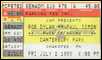 bob dylan ticket