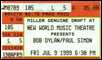 bob dylan ticket