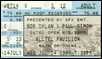 bob dylan ticket