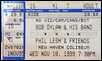 bob dylan ticket