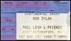 bob dylan ticket