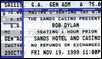 bob dylan ticket