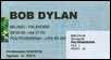 bob dylan ticket