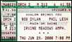 bob dylan ticket