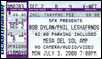 bob dylan ticket