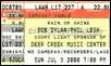 bob dylan ticket