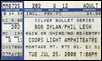 bob dylan ticket